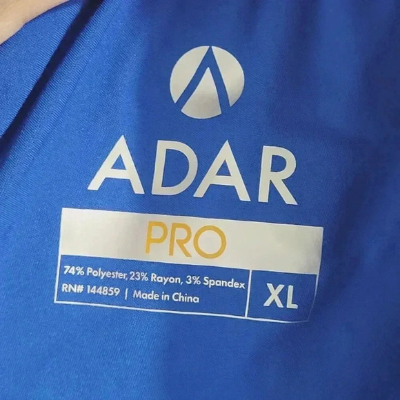 NWT Adar Pro XL Blue Workwear Scrub Pants With Pockets & Drawstring  4PT - Picture 5 of 7